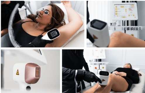 Derma Select Pro im Studio-Einsatz: Behandlung, Touchscreen und Handstück